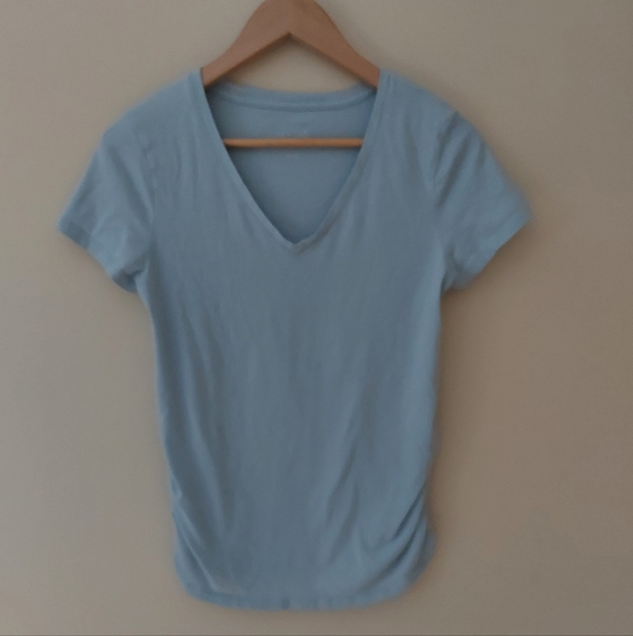 Isabel Maternity by Ingrid & Isabel Tops - Isabel Maternity Side Shirred T-Shirt